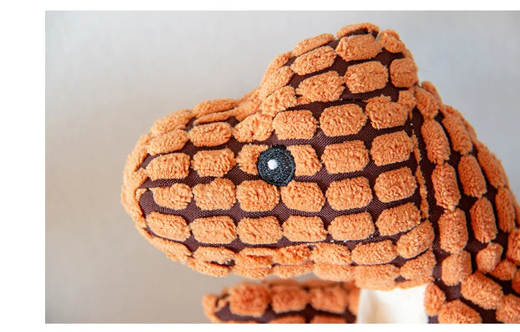 Soft Plush Squeaky Dog Toys Cartoon Cute Dinosaur Pets Cat Toy