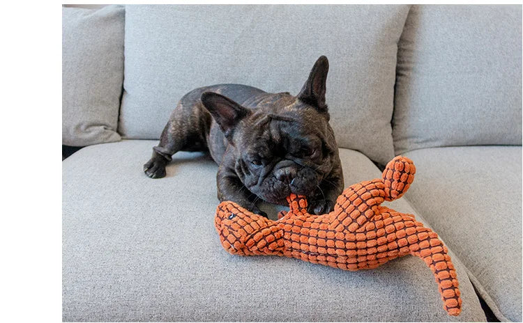 Soft Plush Squeaky Dog Toys Cartoon Cute Dinosaur Pets Cat Toy