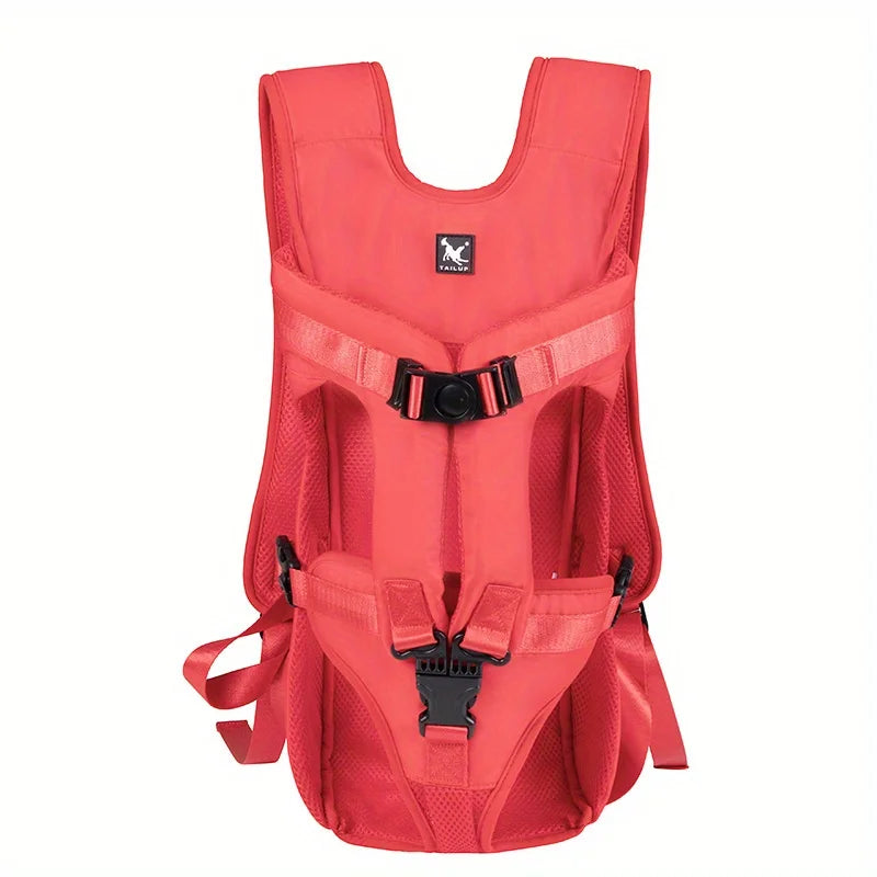 Pet Front Dog Carrier Backpacks, Adjustable Hands Free Dog Backpack