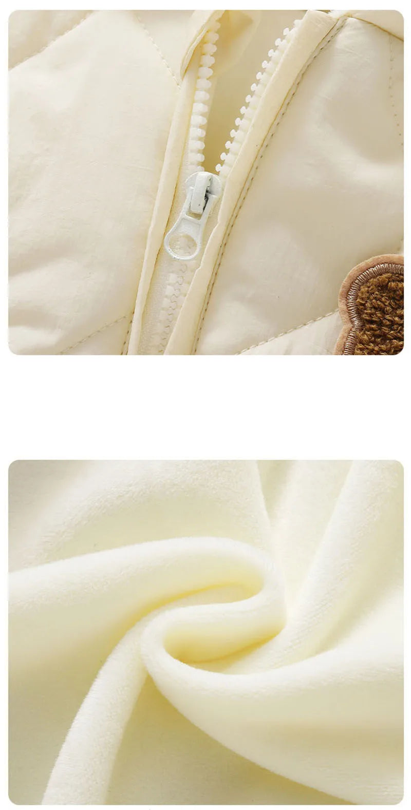  Winter Baby Outwear Clothing Fur Lining Warm Thick Toddler Jumpsuit