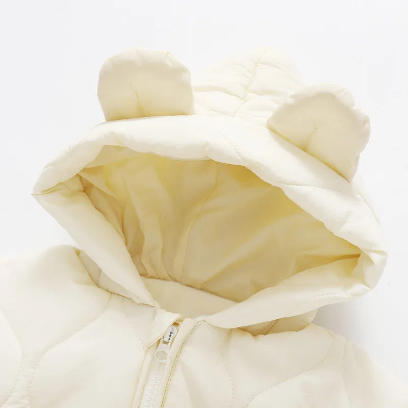  Winter Baby Outwear Clothing Fur Lining Warm Thick Toddler Jumpsuit