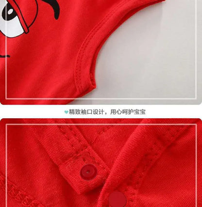 0-24M Newborn Baby Bodysuit for Boys and Girls Letter Print