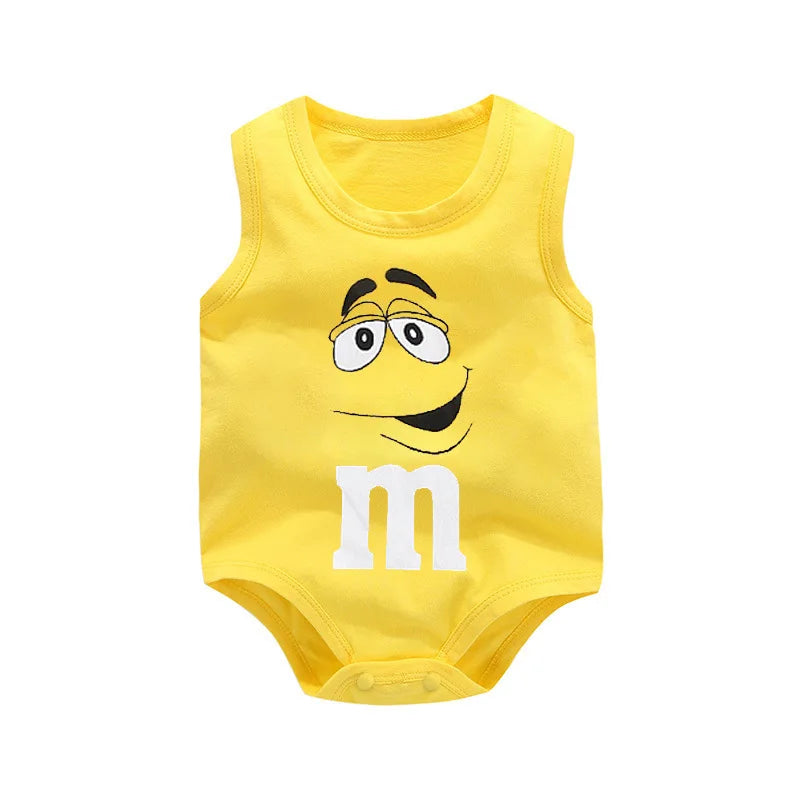 0-24M Newborn Baby Bodysuit for Boys and Girls Letter Print