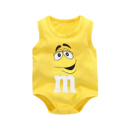 0-24M Newborn Baby Bodysuit for Boys and Girls Letter Print