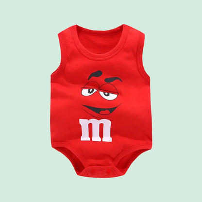 0-24M Newborn Baby Bodysuit for Boys and Girls Letter Print