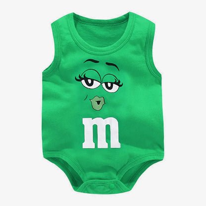 0-24M Newborn Baby Bodysuit for Boys and Girls Letter Print