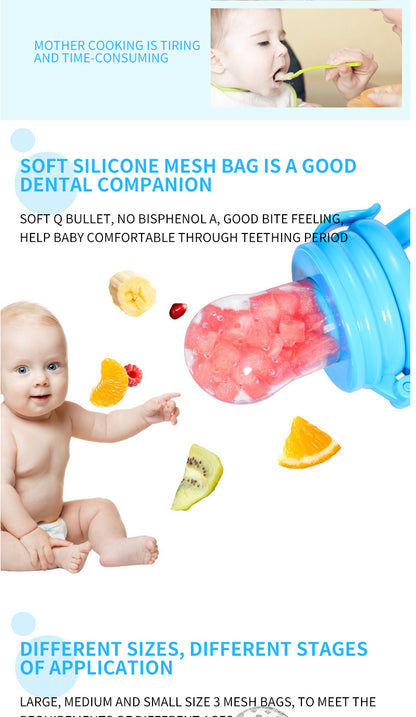 Baby Nipple Fresh Food Fruit Milk Feeding Bottles