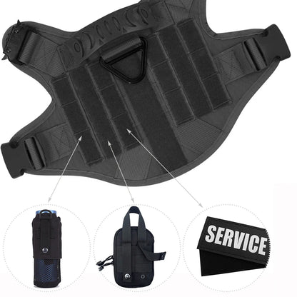 Military Large Dog Harness Pet German Shepherd K9 Malinois Training Vest