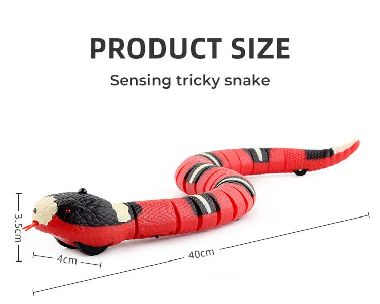 Smart Sensing Cat Toys Interactive Automatic Eletronic Snake Cat Teaser