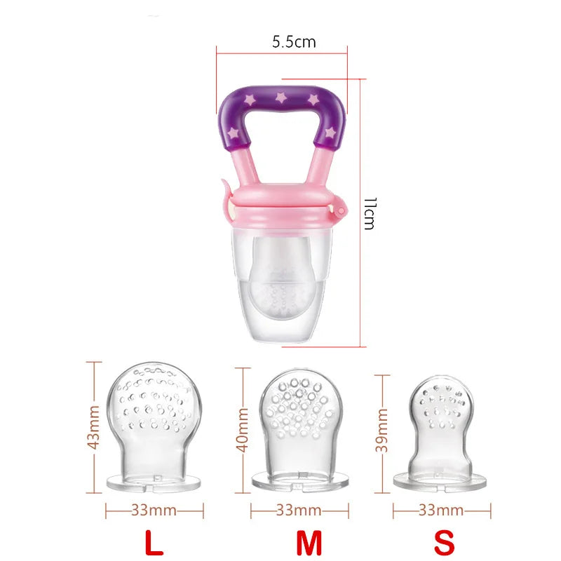 Baby Nipple Fresh Food Fruit Milk Feeding Bottles