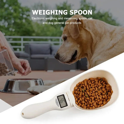 Pet Food Measuring Scoop Electronic Dog Cat Food Measuring Cup Digital Spoon