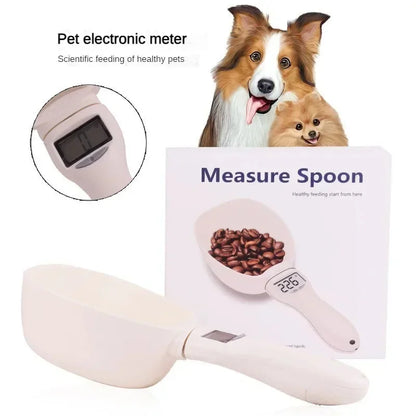 Pet Food Measuring Scoop Electronic Dog Cat Food Measuring Cup Digital Spoon