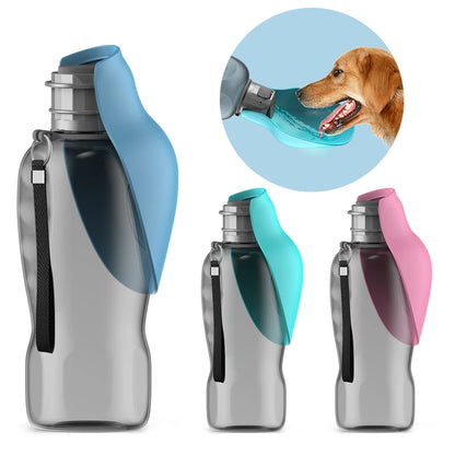 800ml Portable Dog Water Bottle For Small Medium Big Dogs