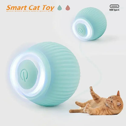 Smart Cat Rolling Ball Toys Rechargeable Cat Toys Ball