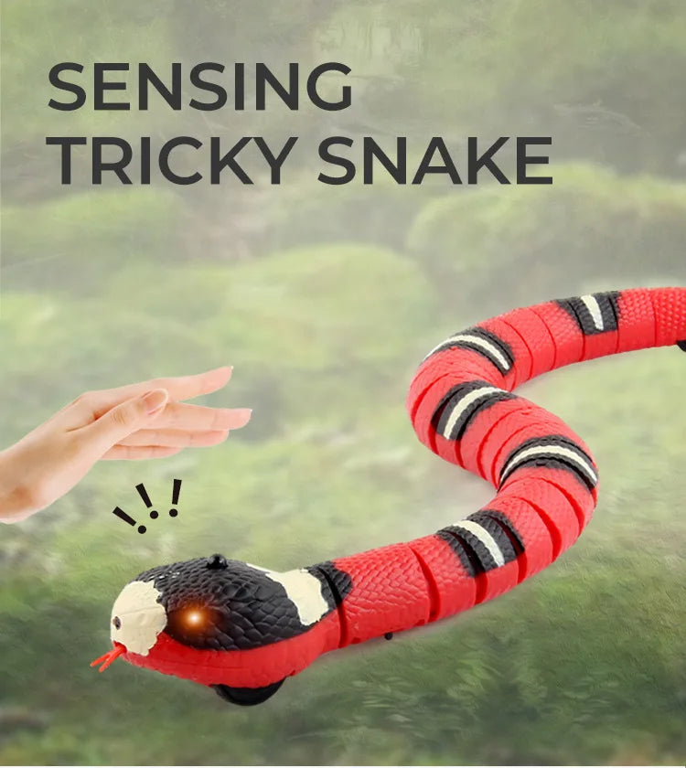 Smart Sensing Cat Toys Interactive Automatic Eletronic Snake Cat Teaser