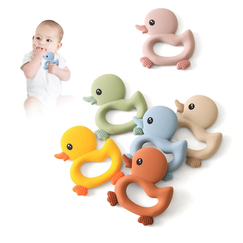 Baby Teether Silicone Teething Toys for Infant Baby Acessories 0 12 Months